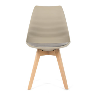 Jídelní židle Autronic hnědá Plast CT-X7055 CAP