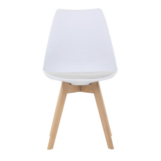 Jídelní židle Autronic bílá Plast CT-X7056 WT