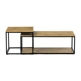 Konferenční stolek Autronic 100x35 cm hnědý MDF mat CT-X7123 OAK
