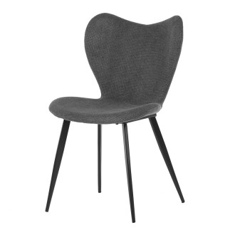 Jídelní židle Autronic šedá Látka DCL-1031 GREY2