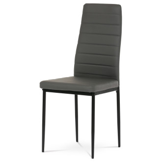 Jídelní židle Autronic šedá Ekokůže DCL-372 GREY