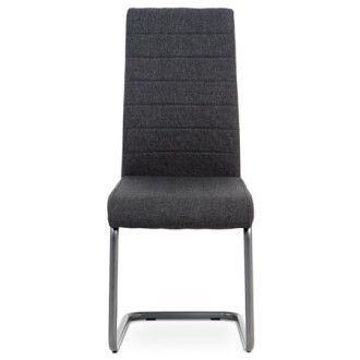 Jídelní židle Autronic šedá Látka DCL-400 GREY2