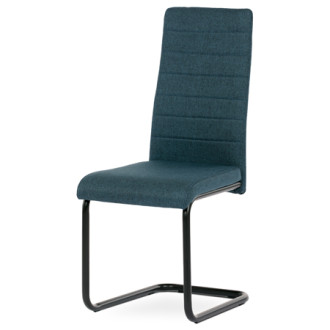 Jídelní židle Autronic modrá Látka DCL-401 BLUE2