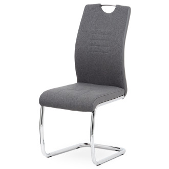 Jídelní židle Autronic šedá Látka DCL-405 GREY2