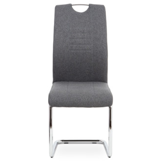 Jídelní židle Autronic šedá Látka DCL-405 GREY2