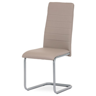 Jídelní židle Autronic béžová Ekokůže DCL-402 LAN