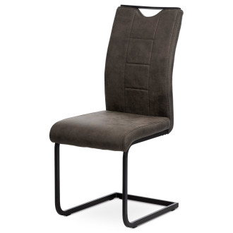 Jídelní židle Autronic šedá Látka DCL-412 GREY3