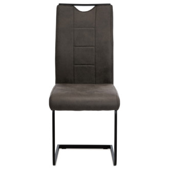Jídelní židle Autronic šedá Látka DCL-412 GREY3