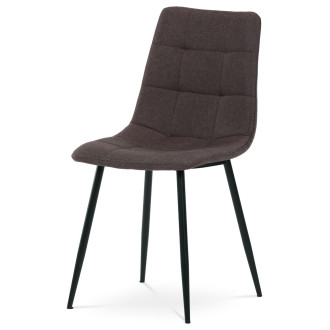 Jídelní židle Autronic hnědá Látka DCL-974 BR2