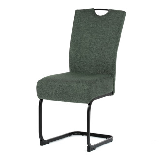 Jídelní židle Autronic zelená Látka DCL-E2008 GRN2