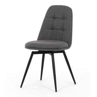 Jídelní židle Autronic šedá Látka DCL-V2040 GREY2