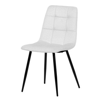 Jídelní židle Autronic bílá Látka DCL-X7015 WT2
