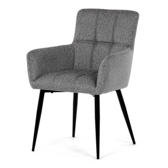 Jídelní židle Autronic šedá Látka DCH-P3146 SIL2