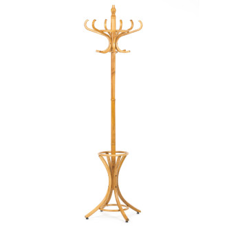 Věšák Autronic 185 cm hnědý Masiv F-2059 OAK