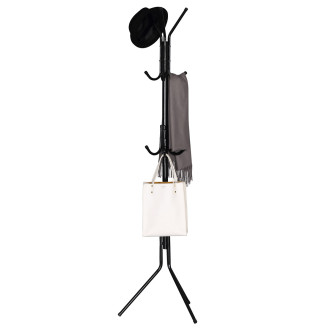 Věšák Autronic 171 cm černý Kov GD-101 BK