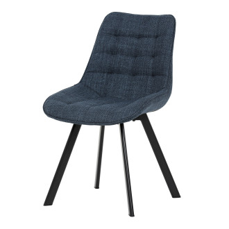 Jídelní židle Autronic modrá Látka HC-465 BLUE2