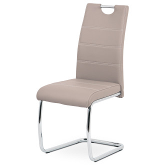 Jídelní židle Autronic béžová Ekokůže HC-481 LAN