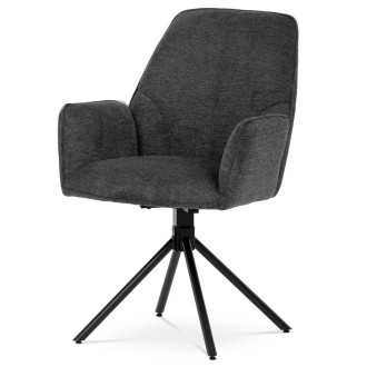Jídelní židle Autronic šedá Látka HC-522 GREY2
