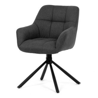 Jídelní židle Autronic šedá Látka HC-532 GREY2