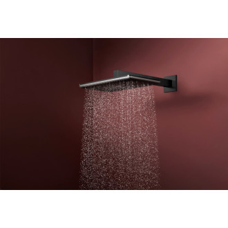 Hlavová sprcha Hansgrohe Raindance Alive Q na strop nebo na stěnu kartáčovaný černý chrom 24530340