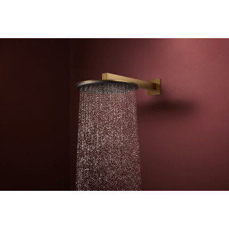 Hlavová sprcha Hansgrohe Raindance Alive S na stěnu včetně sprchového ramena kartáčovaný bronz 24540140