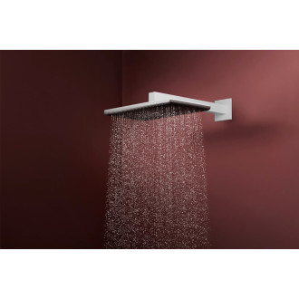 Hlavová sprcha Hansgrohe Raindance Alive Q na stěnu včetně sprchového ramena matná bílá 24550700