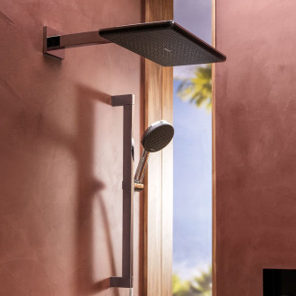 Hlavová sprcha Hansgrohe Raindance Alive Q na stěnu včetně sprchového ramena chrom 24551000
