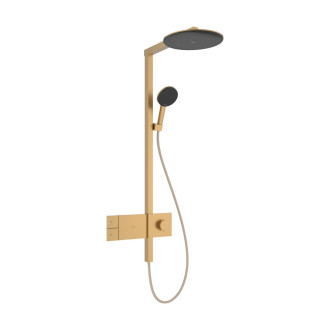 Sprchový systém Hansgrohe Raindance Alive S s termostatickou baterií kartáčovaný bronz 24583140