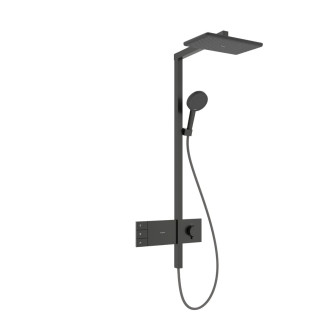Sprchový systém Hansgrohe Raindance Alive Q s termostatickou baterií kartáčovaný černý chrom 24590340