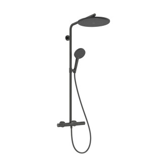 Sprchový systém Hansgrohe Raindance Alive S Puro s termostatickou baterií kartáčovaný černý chrom 24592340