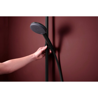 Sprchový systém Hansgrohe Raindance Alive S Puro s termostatickou baterií matná černá 24592670