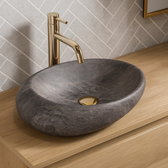 REA Umyvadlo na desku Roxy A Stone D.Grey REA-U6649
