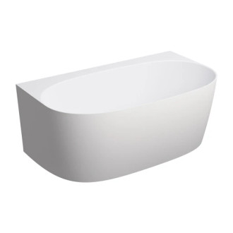 Omnires Valencia M+ vana k instalaci ke stěně, 148 × 86 cm matná bílá VALENCIA148WPBM