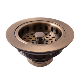 Výpusť dřezová 6/4", Stará mosaz (Bronz) MD0819SM, RAV Slezák