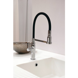 RAV SLEZÁK ZAMBEZI Baterie dřezová stojánková se sprchou a hadicí - výška 460 mm ZA017.0