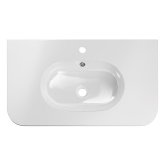 Comad pure white gloss um 80-46 Nábytkové umyvadlo 80cm