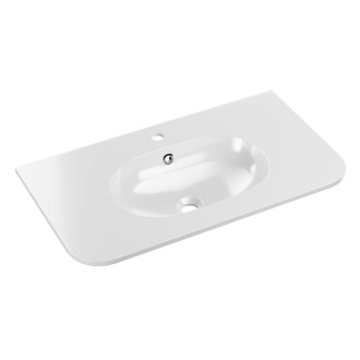 Comad pure white gloss um 80-46 Nábytkové umyvadlo 80cm