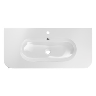 Comad pure white gloss um 100-46 Nábytkové umyvadlo 100cm