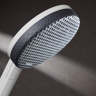 Sprchový systém Hansgrohe Raindance Alive S Puro s termostatickou baterií matná bílá 24593700
