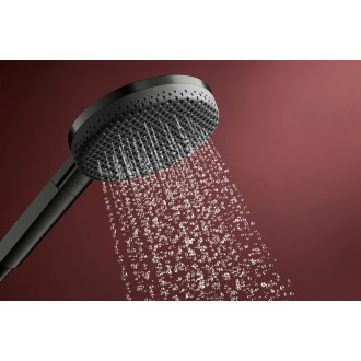 Sprchový set Hansgrohe Raindance Alive Select S kartáčovaný černý chrom 24601340