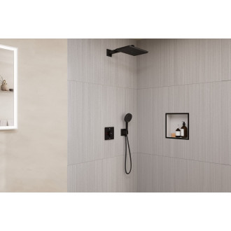 Sprchový systém Hansgrohe Raindance Alive Q s termostatickou baterií matná černá 24620670