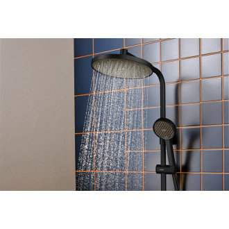 Sprchový systém Hansgrohe Activera S bez baterie matná černá 28074670