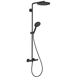 Sprchový systém Hansgrohe Raindance S s termostatickou baterií matná černá 28825670