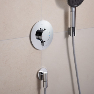 Podomítkový vývod Hansgrohe FixFit Fine S se zpětným ventilem chrom 28882000