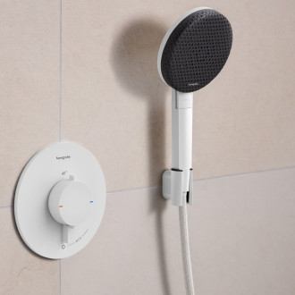 Držák sprchy Hansgrohe Porter Fine pevný matná bílá 28885700