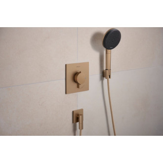 Sprchová baterie Hansgrohe Ecostat Comfort E bez podomítkového tělesa kartáčovaný bronz 33710140