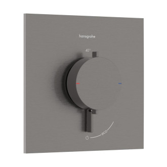 Sprchová baterie Hansgrohe Ecostat Comfort E bez podomítkového tělesa kartáčovaný černý chrom 33710340
