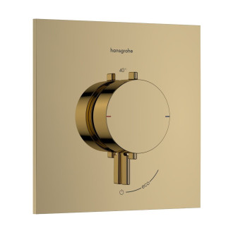 Sprchová baterie Hansgrohe Ecostat Comfort E bez podomítkového tělesa leštěný vzhled zlata 33710990