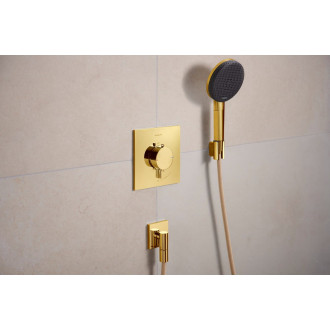 Sprchová baterie Hansgrohe Ecostat Comfort E bez podomítkového tělesa leštěný vzhled zlata 33710990