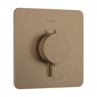 Sprchová baterie Hansgrohe Ecostat Comfort Q bez podomítkového tělesa kartáčovaný bronz 33712140